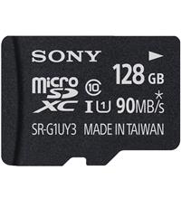 کارت حافظه میکرو اس دی سونی مدل SR-G1UYA3 کلاس 10 با ظرفیت 128 گیگابایت همراه با آداپتور